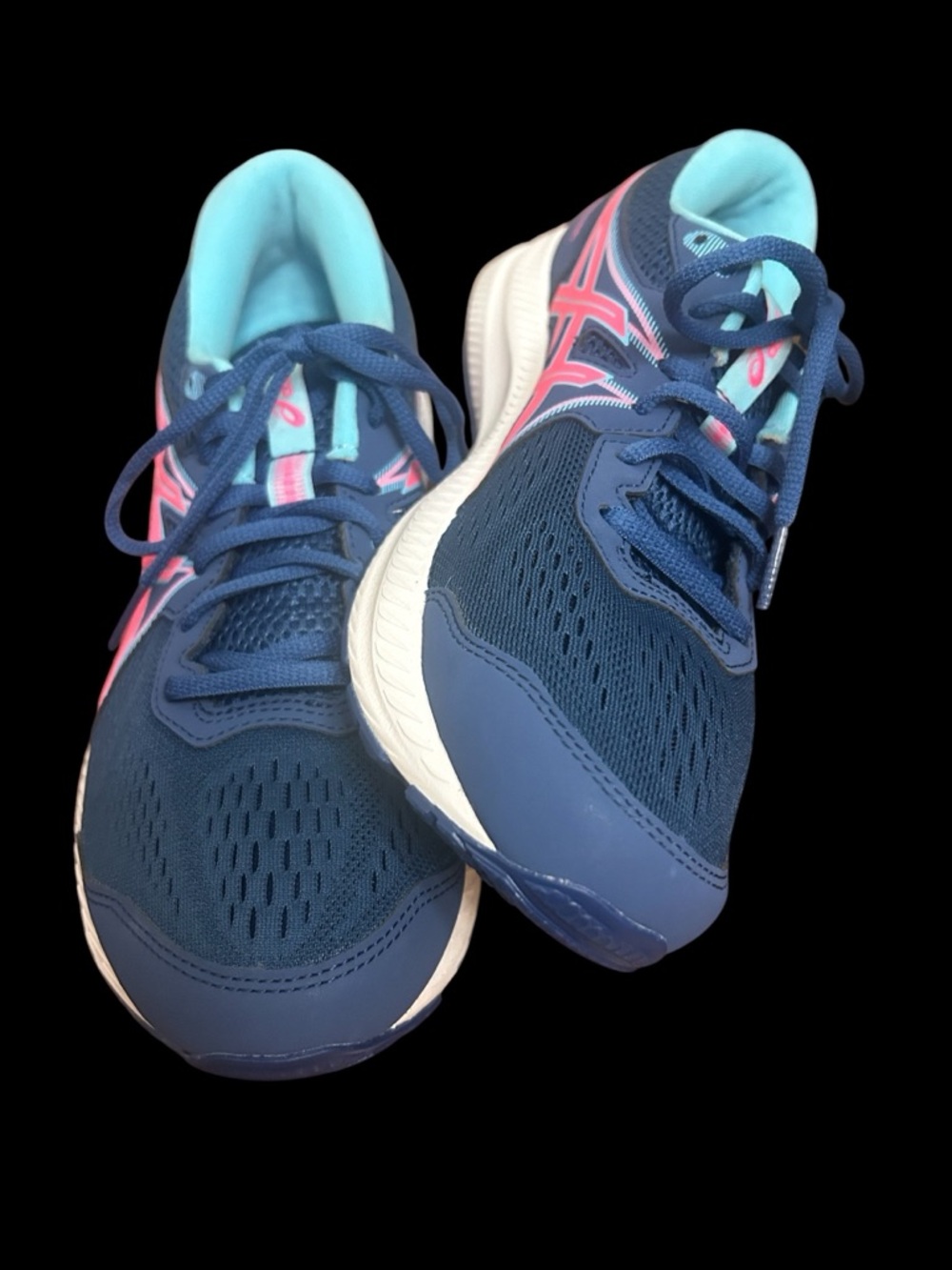 Brand New ASICS Women's Midnight Blue/Hot Pink 1012B228-400 Sz 10